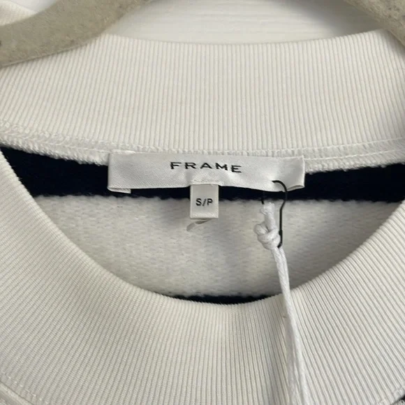 Brand New With Tags Frame Button Detail Sweatshirt - Picture 4 of 4